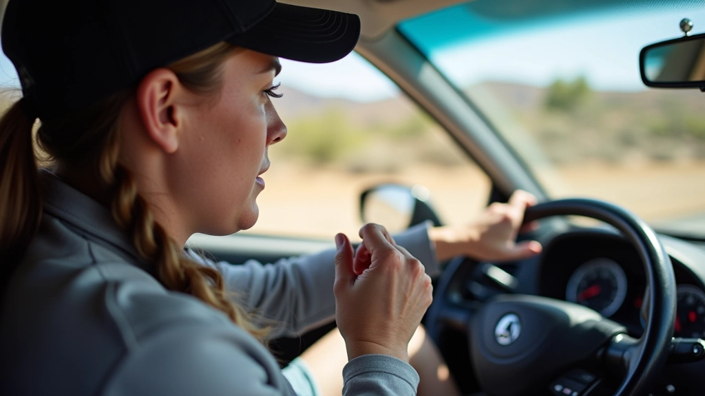 Co-driver calling pace notes during rally stage